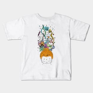 Zen little baby Buddha Kids T-Shirt